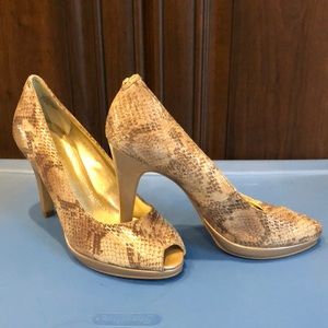 Anne Klein Peep Toe Pumps